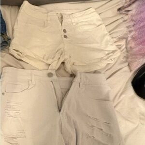 Stylish White Women's Shorts